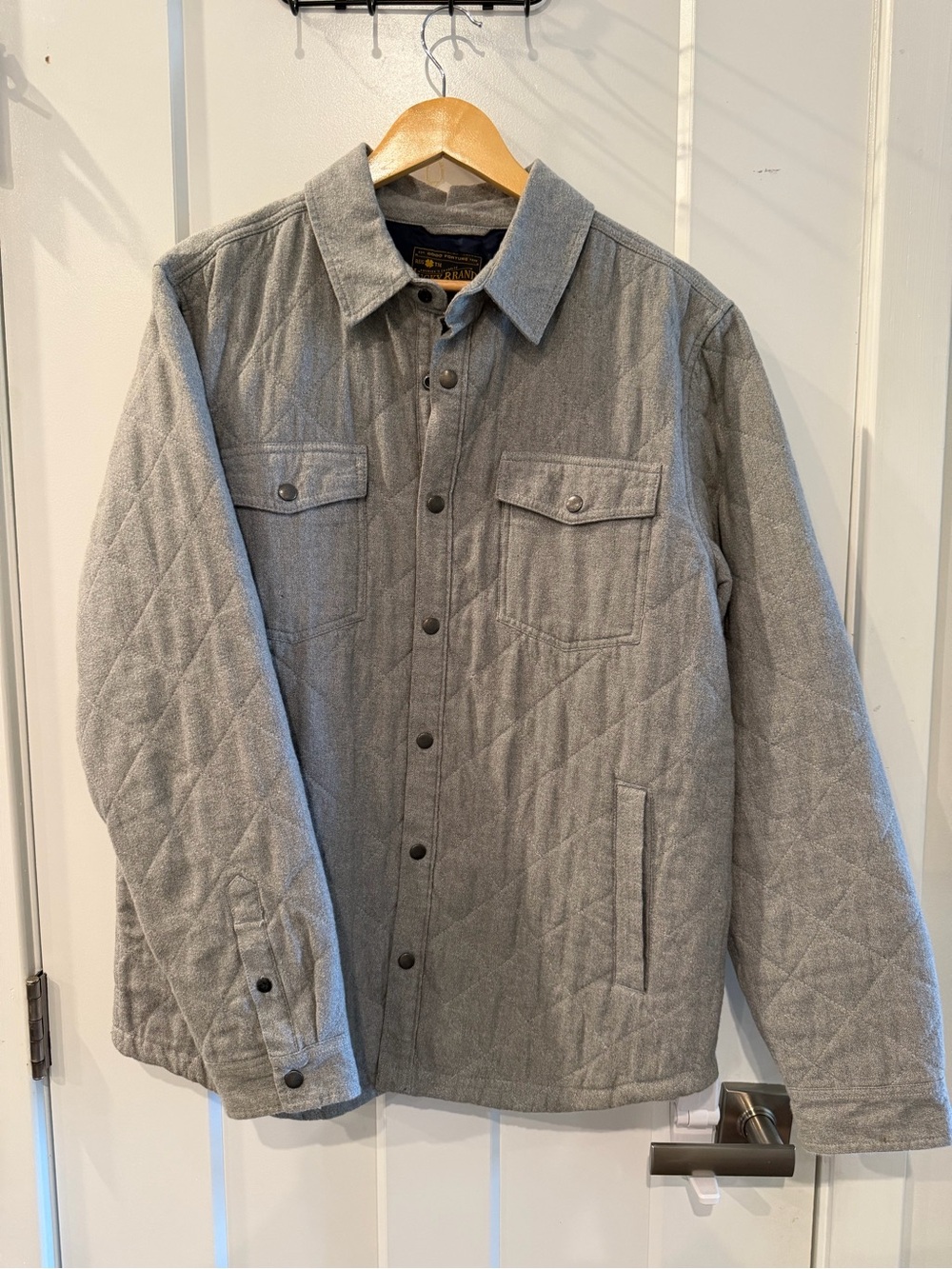 Lucky Brand - Quilted Men's Jacket - Gray